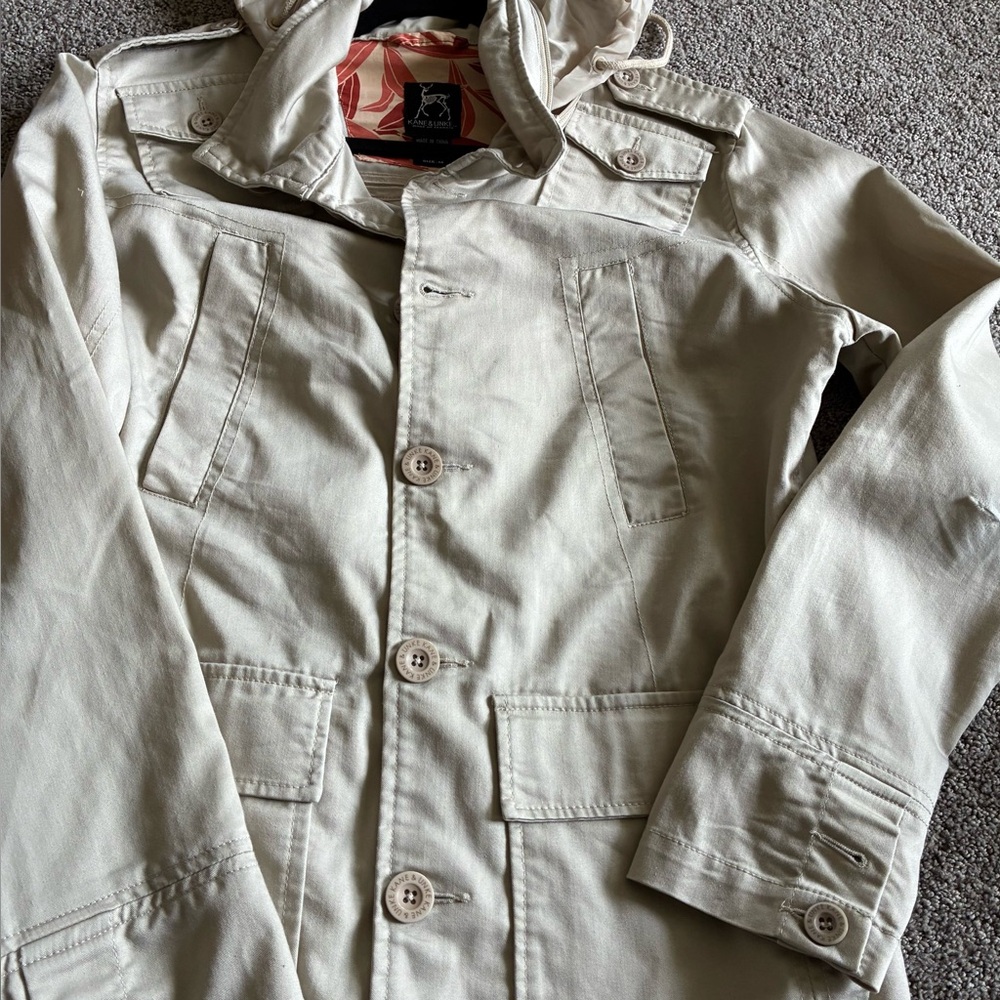 Women Cream Jacket Kane and Uke